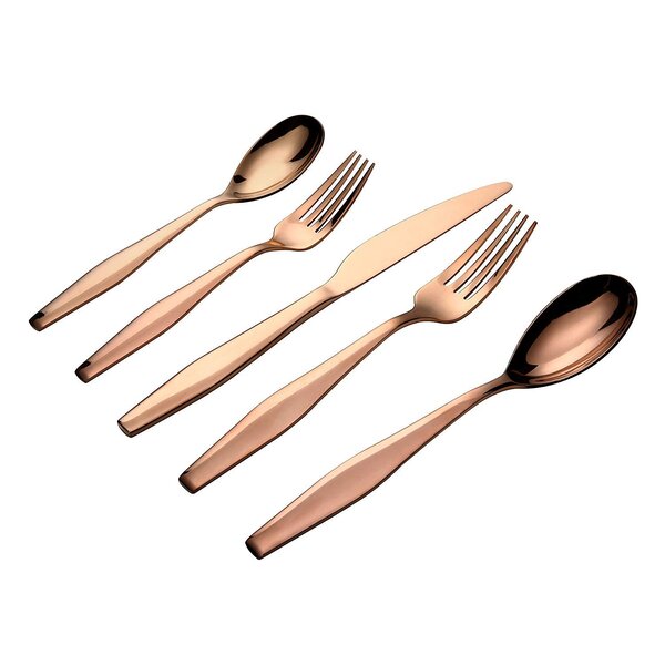 Multipurpose Use for Home Stainless Steel Pure Gold-Plating Silverware Sets High-Grade Mirror Polishing Cutlery Set Cutlery Set Gold Service for 6 Elegant Life 24-Piece Gilded Flatware Set