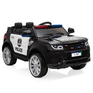 Kids Riding Police Car Ride On Coupe Turbo Toddler Preschool Boy Girl Gift New 