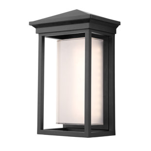 Go to store & view more images Tecca Contemporary 1-Light Outdoor Flush Mount by Longshore Tides
