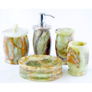 Go to store & view more images Nature Home Decor Pacific 5-Piece Bathroom Accessory Set