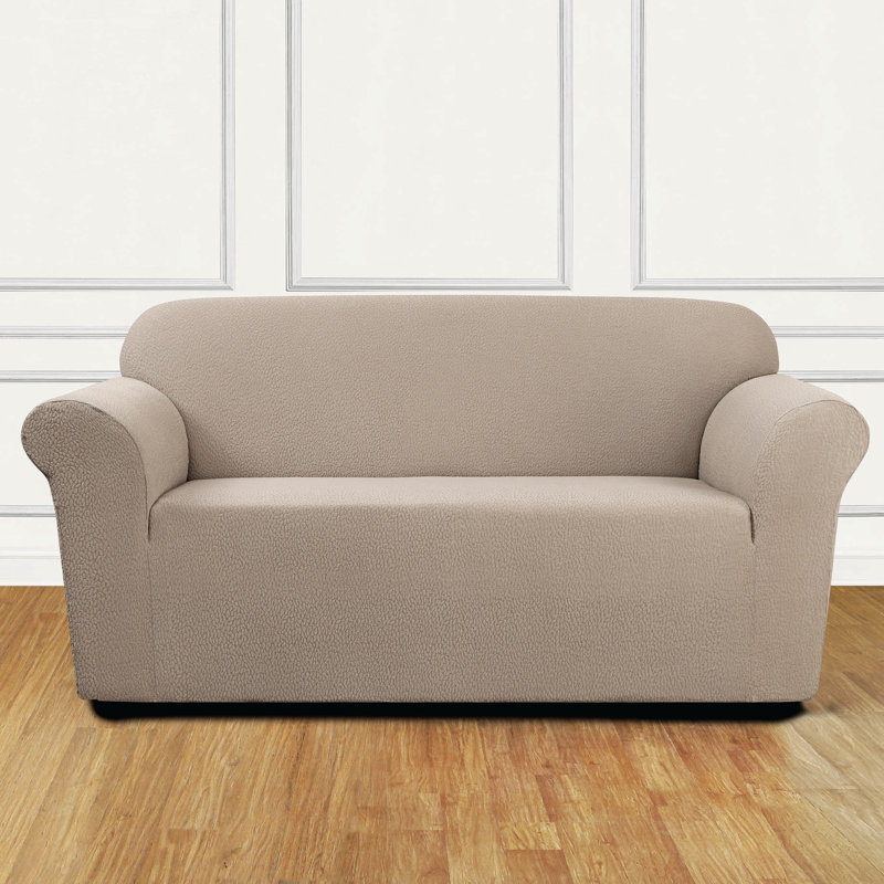 Sure Fit Box Cushion Loveseat Slipcover Reviews Wayfair