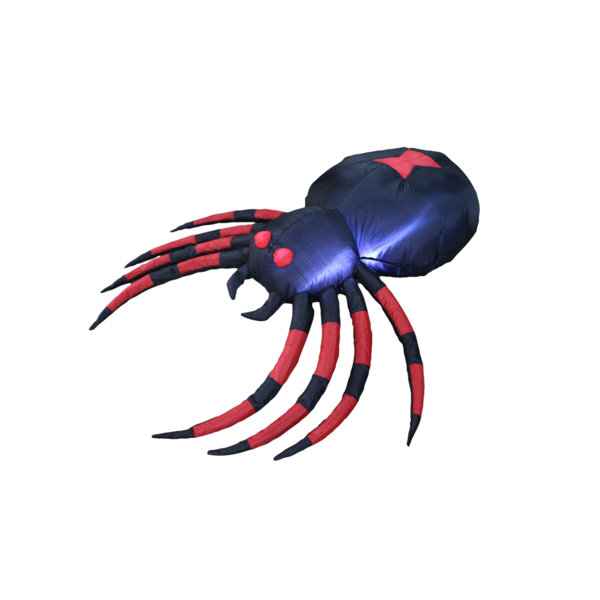 The Holiday Aisle Halloween Inflatable Black Spider Decoration