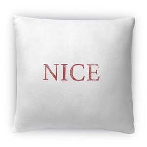 Nice Fleece Throw Pillow