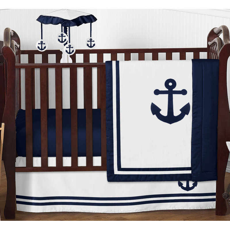 crib bedding set with mobile