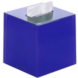 blue tissue box cover