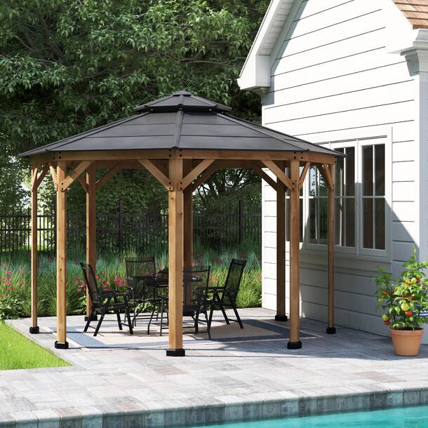 YardCraft Screen Kit for 12 ft Octagon Gazebo | Wayfair