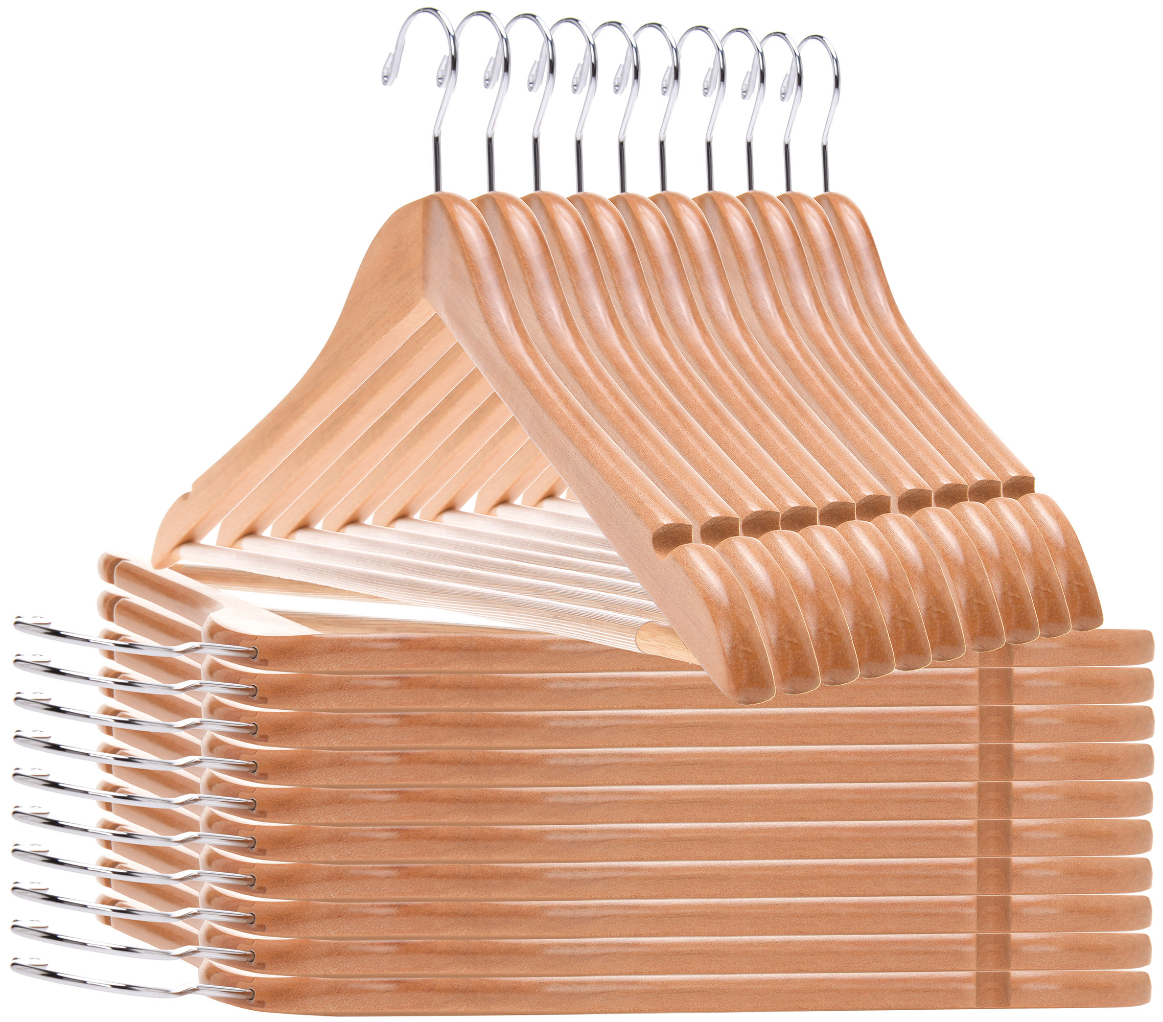White Finish with Chrome Hardware Box of 100 The Great American Hanger Company Metal Non-Slip Vinyl Coated Top Hanger White Finish with Chrome Hardware Box of 100 The Great American Hanger Company Metal Non-Slip Vinyl Coated Top Hanger