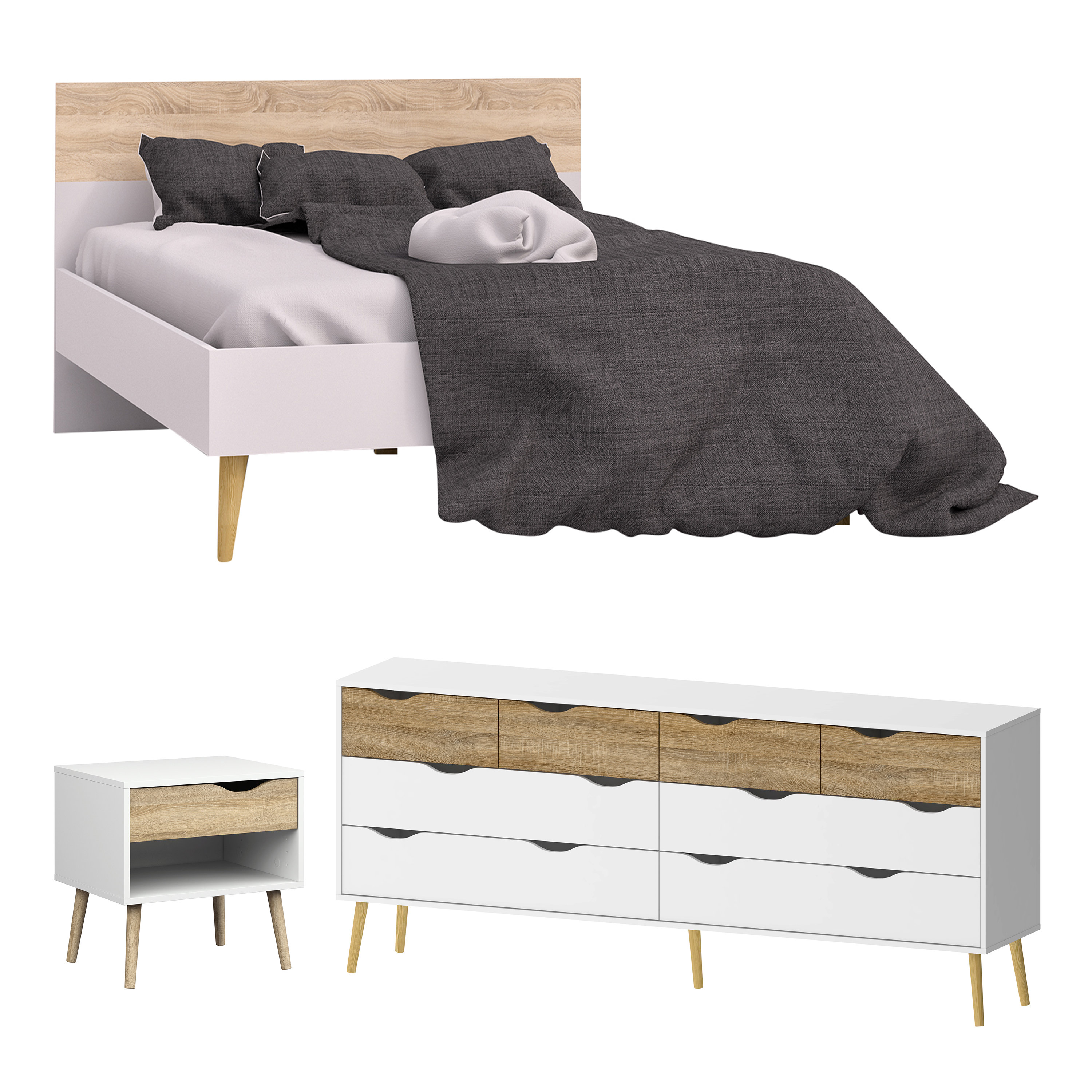Copenhagan Queen Platform Configurable Bedroom Set Reviews