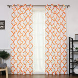 Modern Orange Curtains Drapes Allmodern