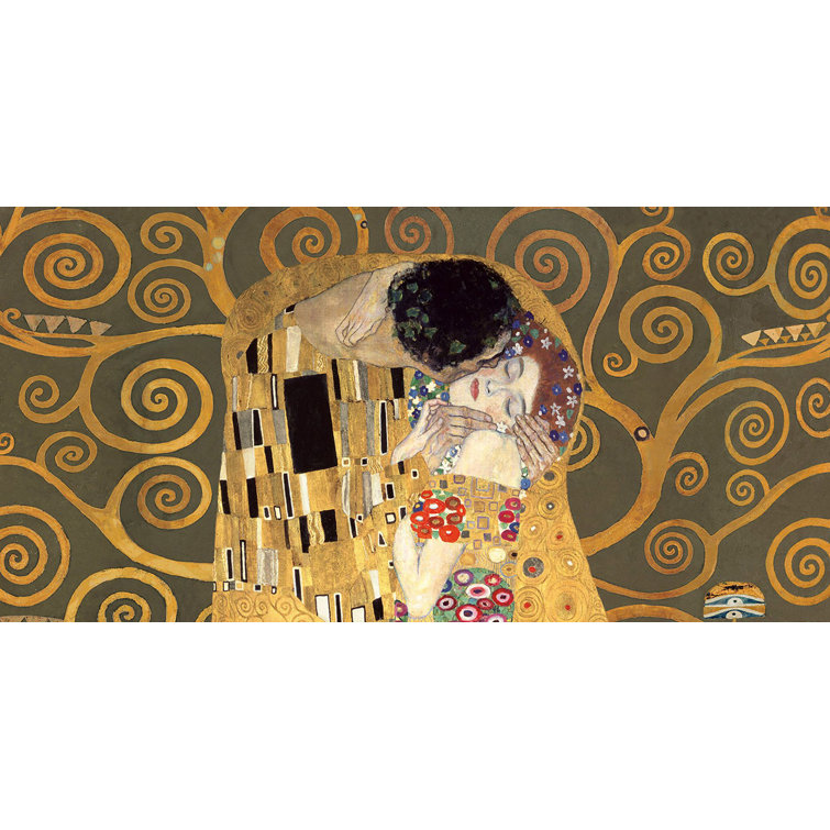 Classicliving Leinwandbild Der Kuss Von Gustav Klimt Wayfair De