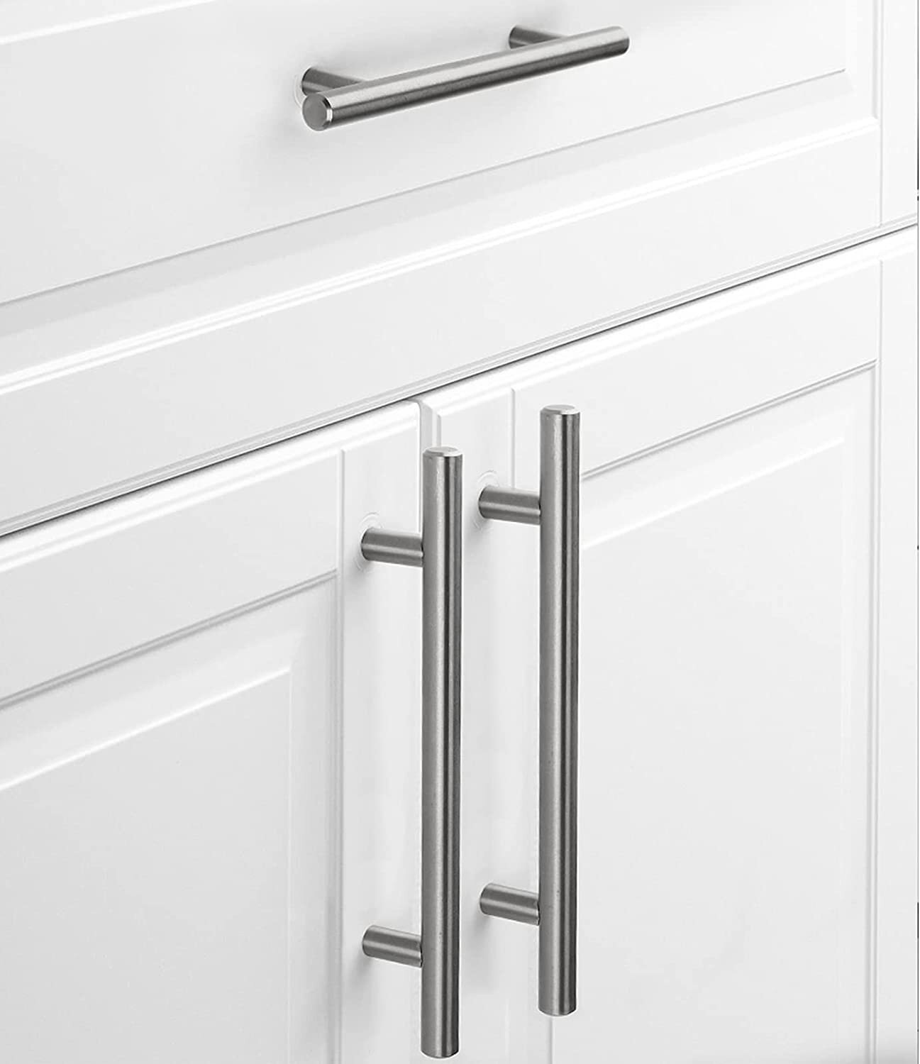 5 Pack Cabinet Pulls Cabinet Handles 5 ” Hole Center,Kitchen Cabinet Hardware Kitchen Handles for Cabinets Cupboard Handles Drawer Handles