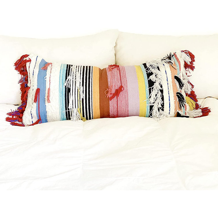 pink rectangle cushion