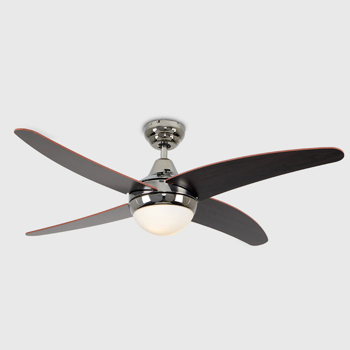 Marlow Home Co 122cm Calista 4 Blade Ceiling Fan With Remote