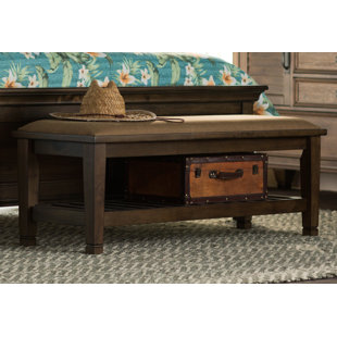 Go to store & view more images Beachcrest Home Dorrington Upholstered Bench