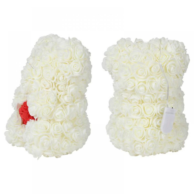The Holiday Aisle 10 Inch Rose Bear Flowers Bear Hand Made Rose Teddy Bear Flower Girlfriend Valentines Weddings Gifts Wayfair The Holiday Aisle 10 Inch Rose Bear Flowers Bear Hand Made Rose Teddy Bear Flower Girlfriend Valentines Weddings Gifts Wayfair
