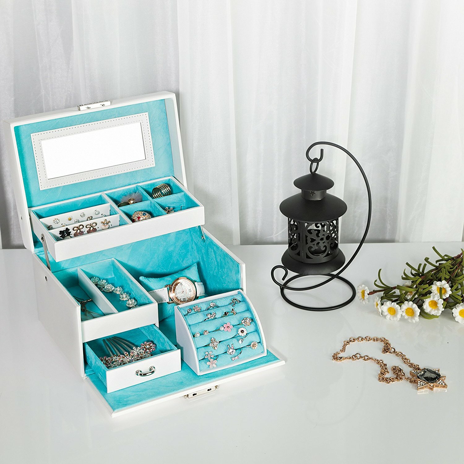 jewellery box necklace storage