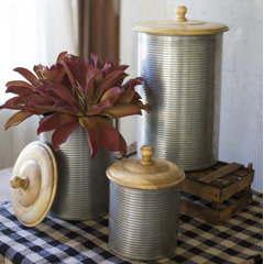 industrial tea and coffee canisters