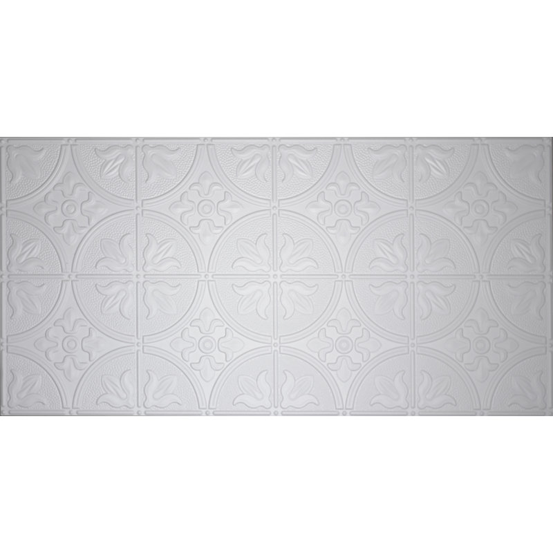 Global Specialty Products Glue Up Traditional 2 X 4 Tin Ceiling Global Specialty Products Glue Up Traditional 2 X 4 Tin Ceiling Tile In White Reviews Wayfair