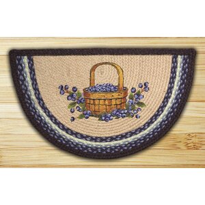 Blueberry Basket Printed Slice Rug