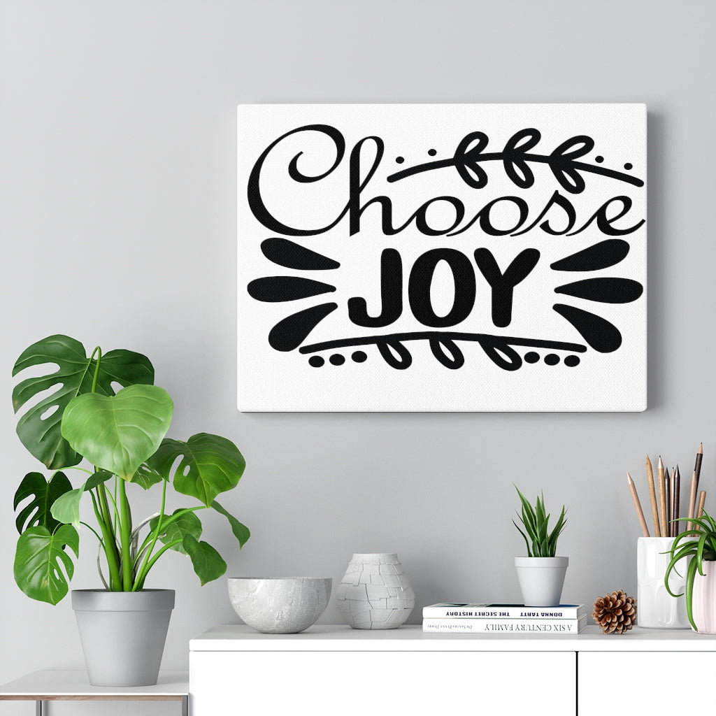 Trinx Choose Joy Wrapped Canvas Textual Art Wayfair