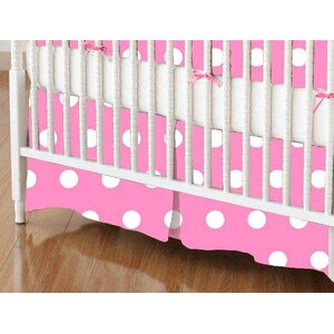 Polka Dots Crib Skirt