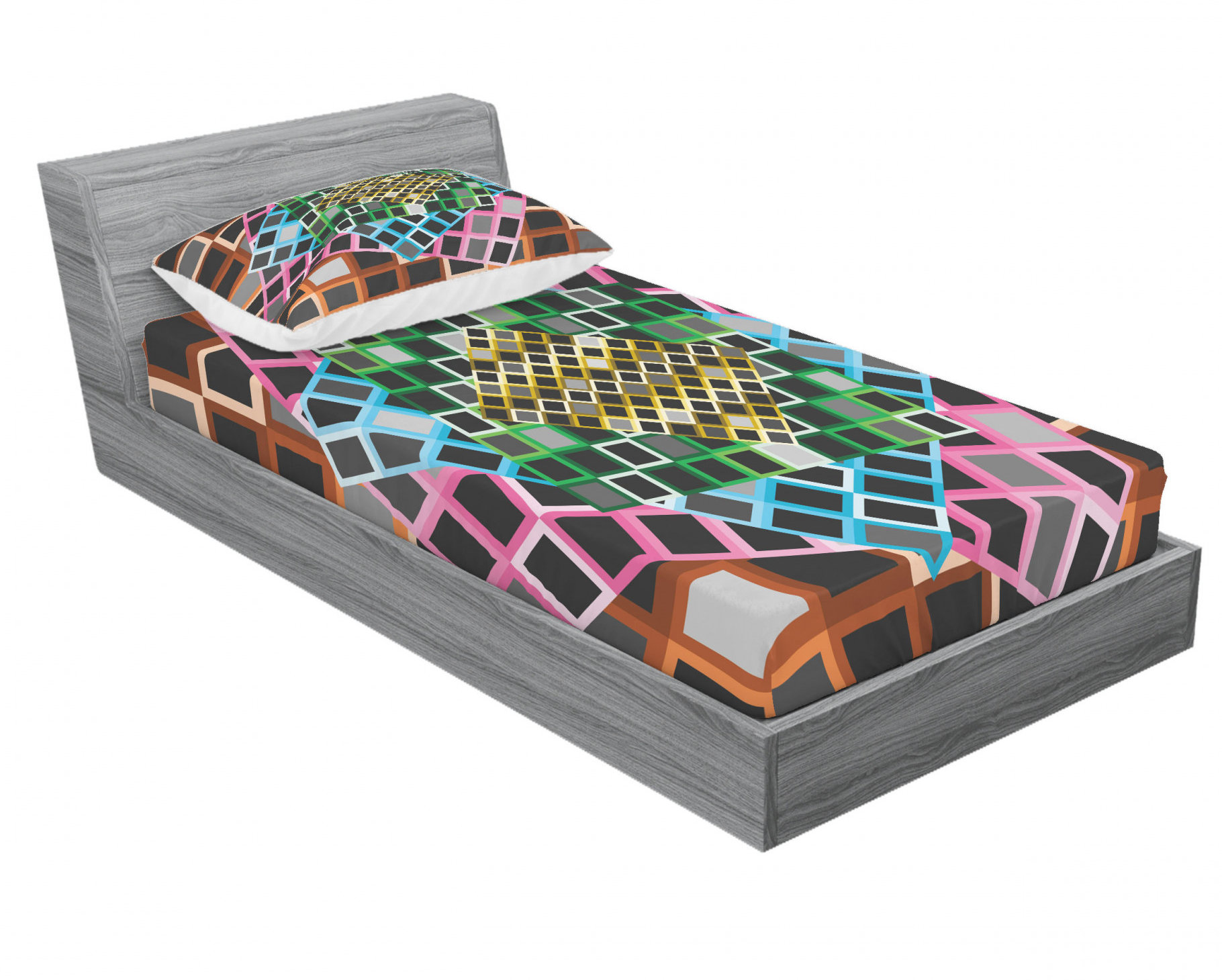 East Urban Home Modern Framework Geometric Sheet Set Wayfair