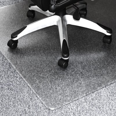 Cleartex High Pile Carpet Beveled Rectangular Chair Mat Floortex