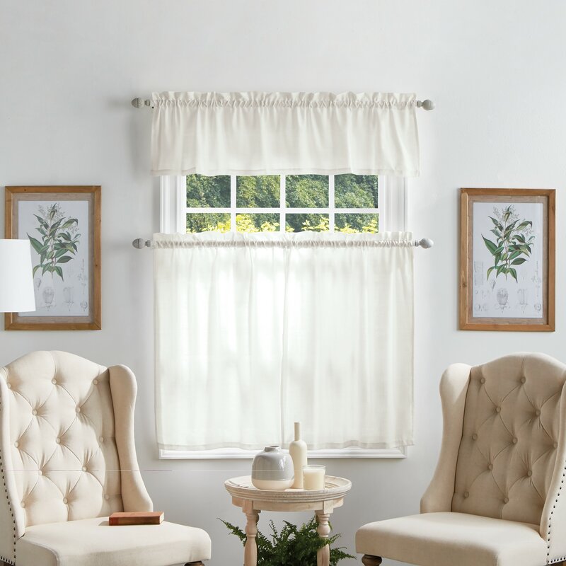 Martha Stewart Bedford 56&quot; Window Valance &amp; Reviews | Wayfair