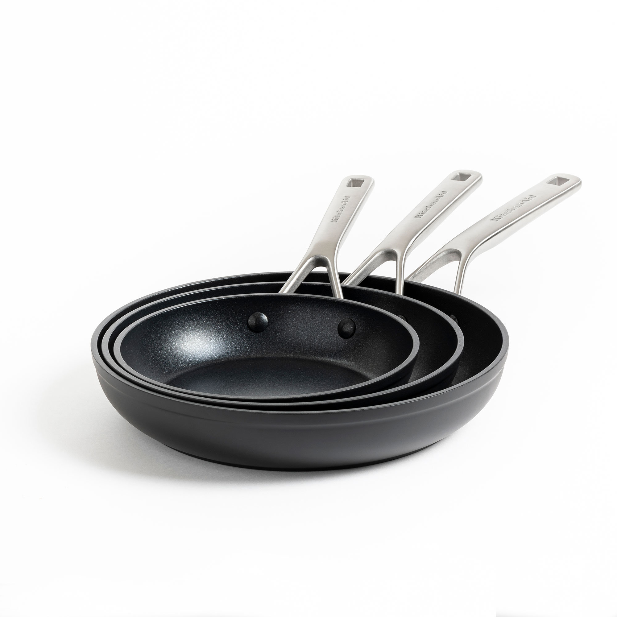 KitchenAid Hardened Aluminium NonStick 20cm, 24cm & 28cm Frying