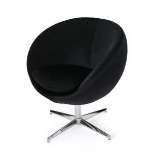 Review Swivel Barrel Chair by Orren Ellis