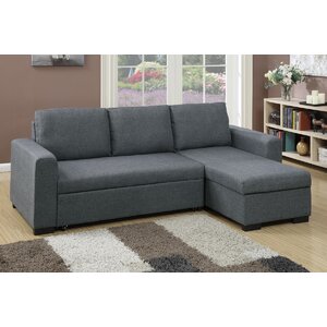 Bobkona Jassi Sleeper Sectional