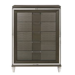 Go to store & view more images Mercer41 Gilmore Flip-Top 5 Drawer Chest