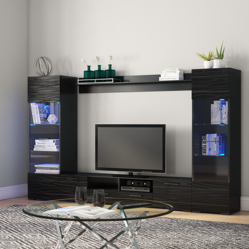 Orren Ellis Priebe Entertainment Center for TVs up to 75" & Reviews