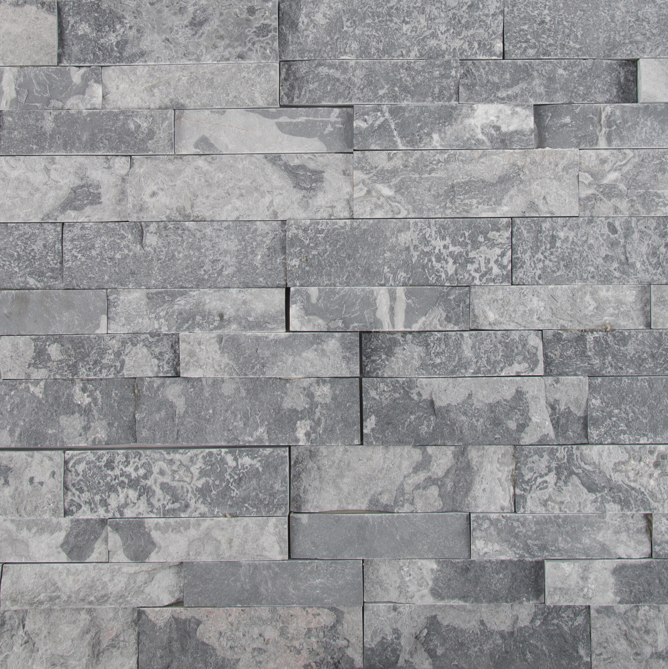 Msi Glacial Stacked Stone 6 X 24 Marble Splitface Stone Tile Wayfair