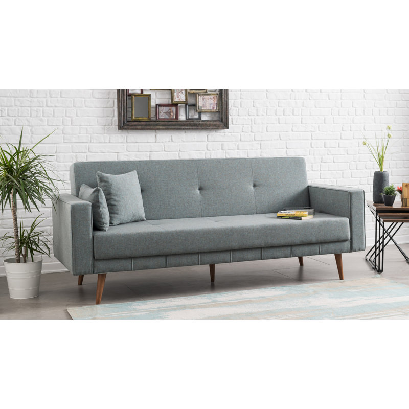 Corrigan Studio Bloomsdale 84 Square Arm Sofa Bed Wayfair Square Arm Sofa Bed