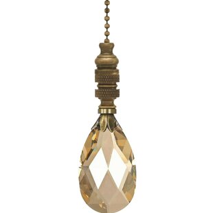 Crystal Prisms Charm Pendant Ceiling Fan Pull Chain Extender Ornament Decor SH 