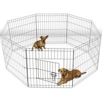 circular dog pen