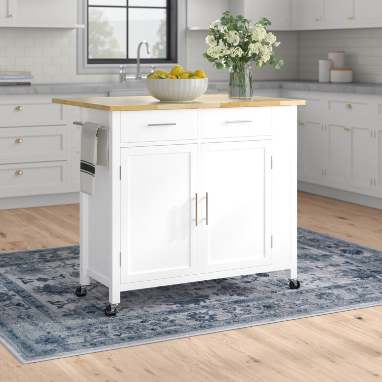 Cortland 42'' Wide Rolling Kitchen Island