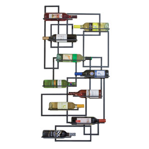 Haviland 10 Bottle Wall Mounted Wine Rack by Bra..
