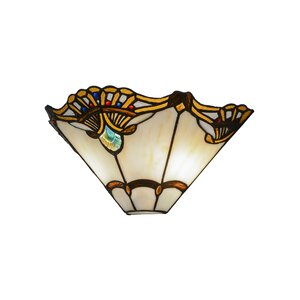 2-Light Shell with Jewels Wall Sconce