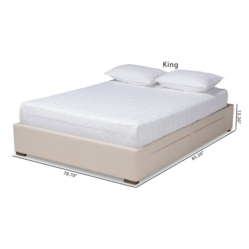 White Noise Elamin Modern And Contemporary Fabric Upholstered 4