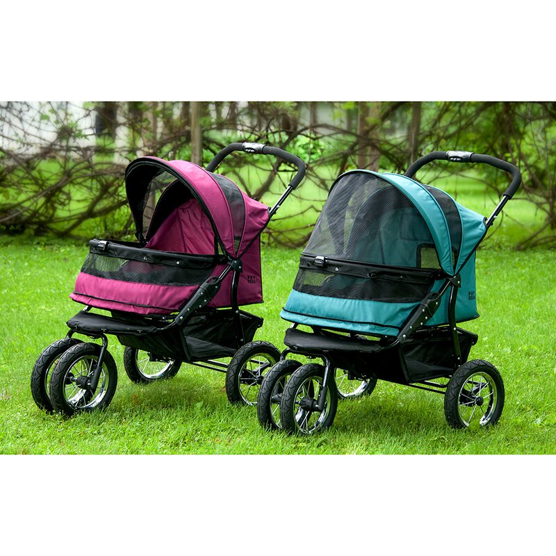 pet gear no zip double dog stroller