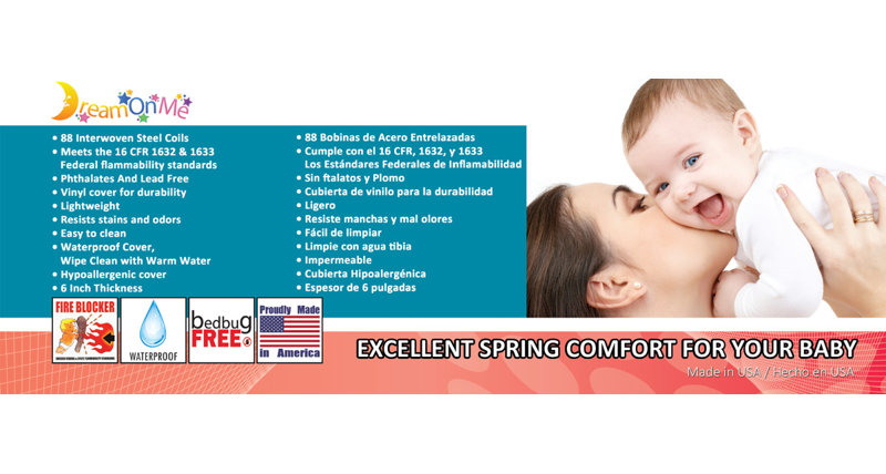 dream on me 80 coil innerspring mattress