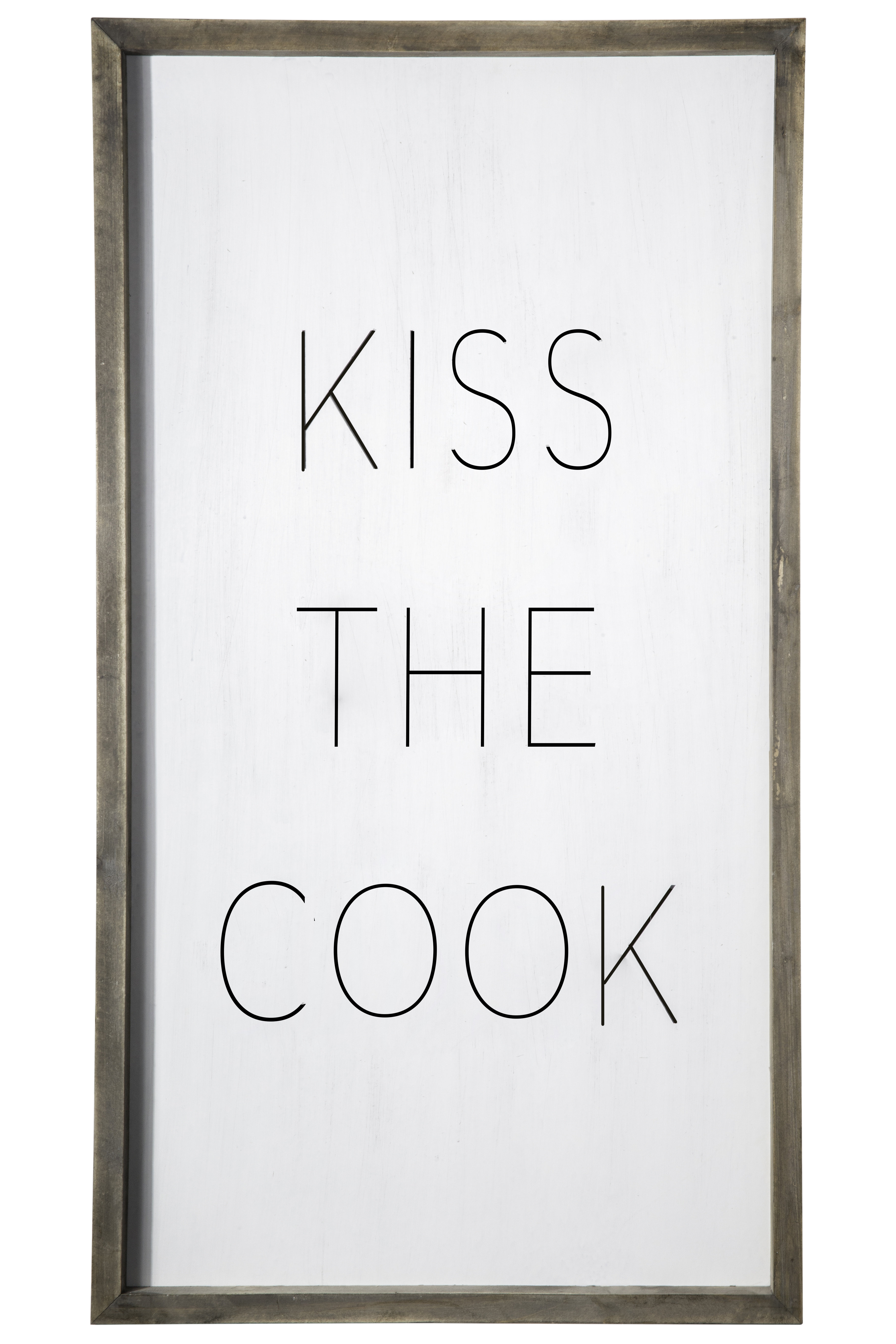 Trinx Wood Rectangle Wall Decor With Frame Wayfair