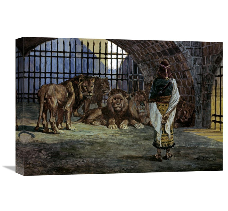 Global Gallery Daniel In The Lions Den By James Tissot Painting