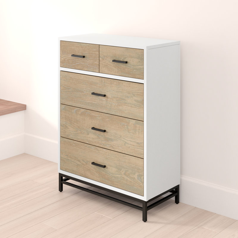 Canora Grey Frieda 5 Drawer Chest Wayfair