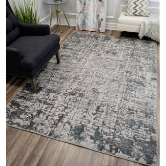 East Urban Home Mcguigan Floral Bats Blue Violet Red Area Rug Wayfair