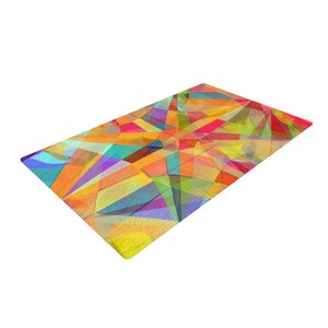 Danny Ivan Star Geometric Yellow Area Rug