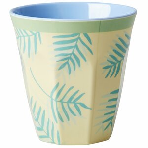 Two Tone Melamine Palm Leaves Cup