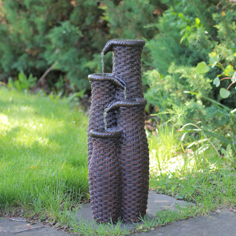 Northlight Resin Inspired 4 Tier Outdoor Garden Water Fountain 4 Tier Outdoor Garden Water Fountain